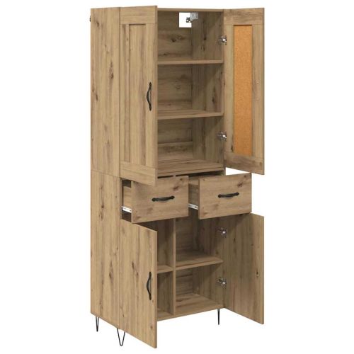 Висок шкаф Дъб 69,5 x 34 x 180 см Инженерна дървесина