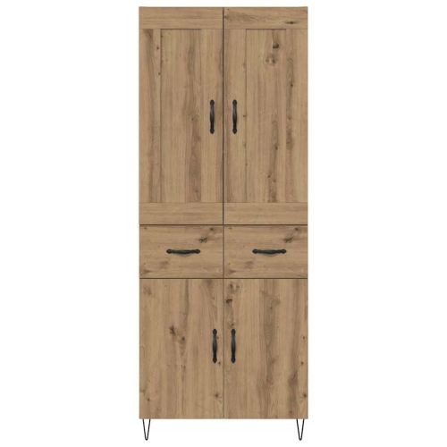 Висок шкаф Дъб 69,5 x 34 x 180 см Инженерна дървесина