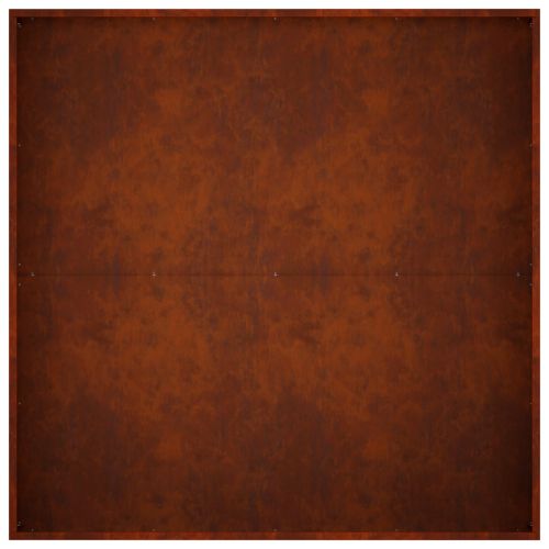 Градинска саксия Ръждясало 80 x 80 x 30 cm Кортенова стомана