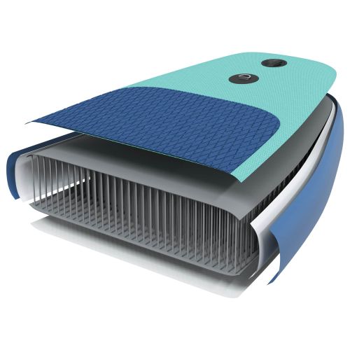 Надуваема сърф дъска HYDROS 305 x 76 x 15 cm Тюркоаз