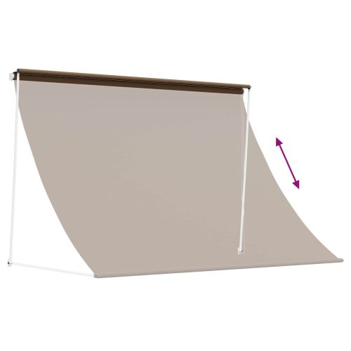 Сенник Таупе 300 x 150 cm 180 г / м² полиестер с PU покритие