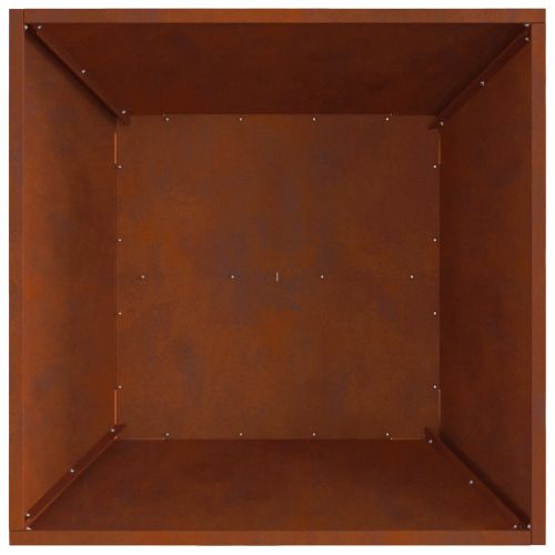 Котел за огън Ръждясало 60 x 60 x 30 cm