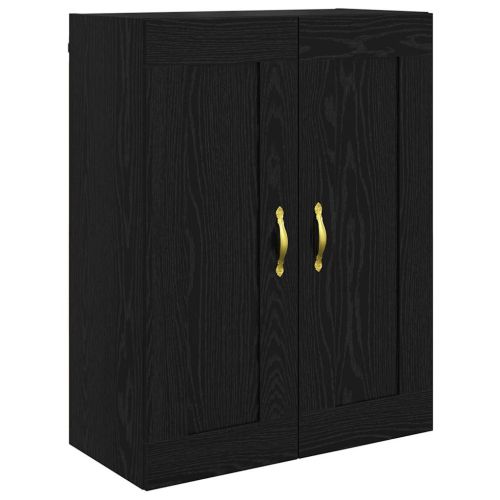 Стенно монтиран шкаф 2 бр. Черния дъб 69,5 x 34 x 90 см