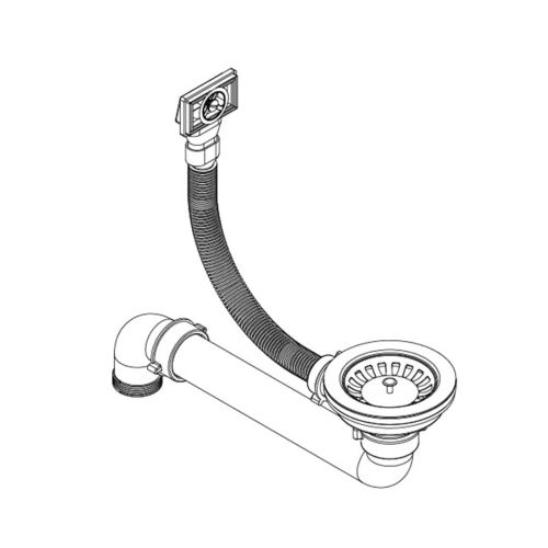 Кухненска мивка с едно корито Гранит 50,5 x 29 см Графит