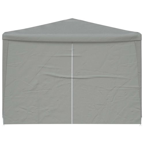 Парти шатър 1200 x 300 x 255 см Светлосиво Полиетилен и стомана