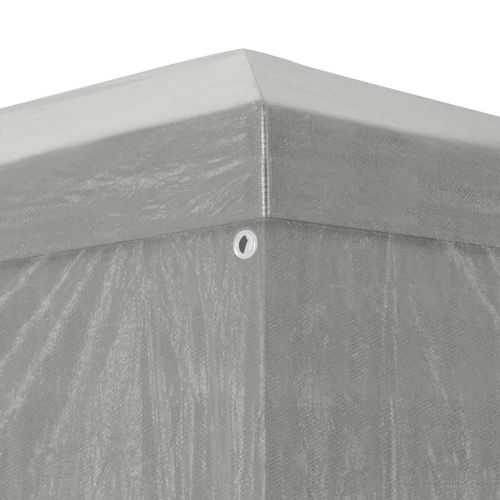 Парти шатър 1200 x 300 x 255 см Светлосиво Полиетилен и стомана
