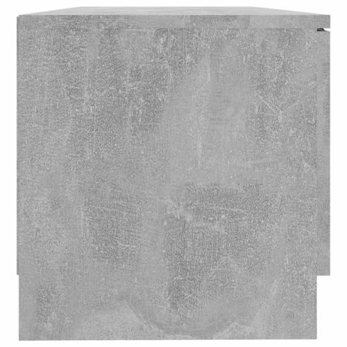 ТВ шкаф, бетонно сиво, 80x35x36,5 см, инженерно дърво