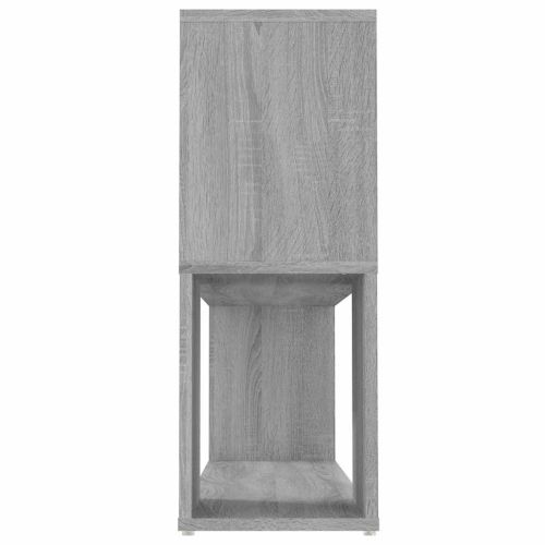Библиотека, сив сонома, 100x24x63 см, инженерно дърво