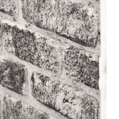Стенни панели 10 бр. 100 x 50 cm Тъмен сив и бял EPS пяна