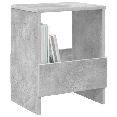 Етажерка за списания Циментено сиво 35 x 30 x 45 см