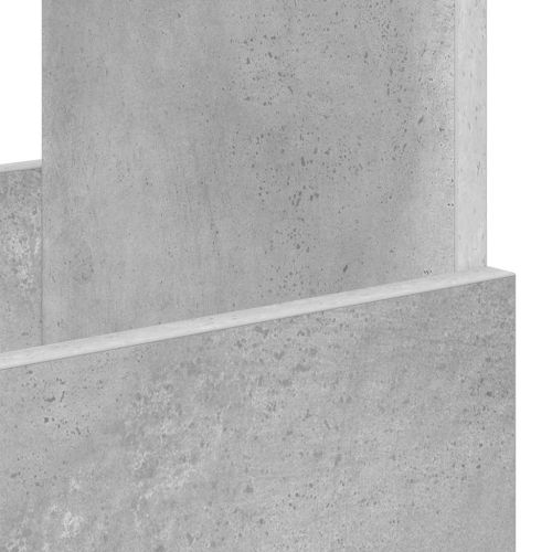 Етажерка за списания Циментено сиво 35 x 30 x 45 см