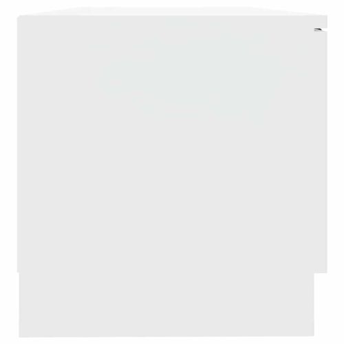 ТВ шкафове 2 бр бели 80x35x36,5 см инженерно дърво