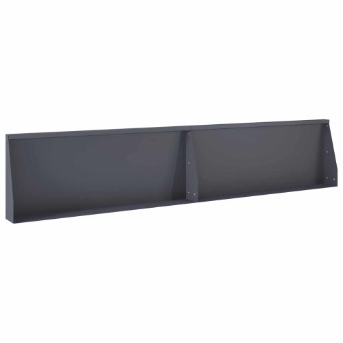 Задържащи стени 6 бр. 200 x 100 x 40 см Стомана Антрацит