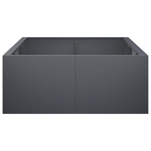 Задържащи стени 6 бр. 200 x 100 x 40 см Стомана Антрацит