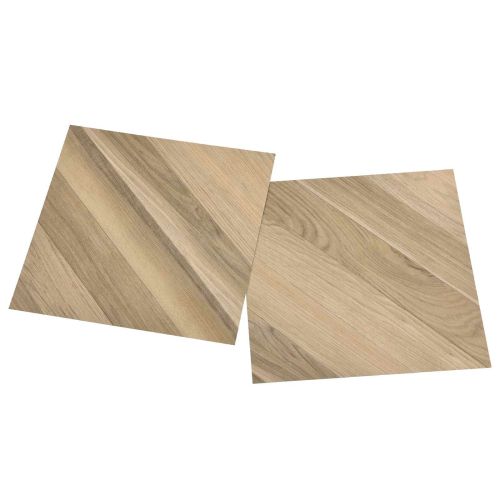 Самозалепващи дъски за настилка Кафяви ивици 30,5 x 30,5 см