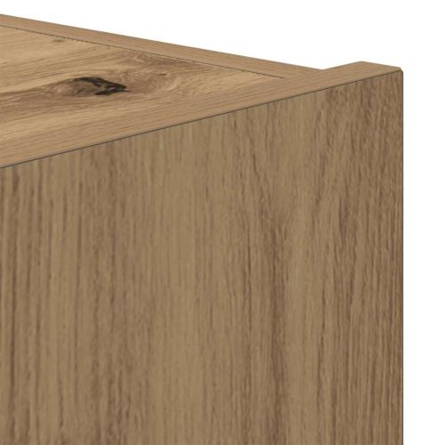 TV стенен шкаф 80 x 35 x 31 cm Дъб Инженерна дървесина