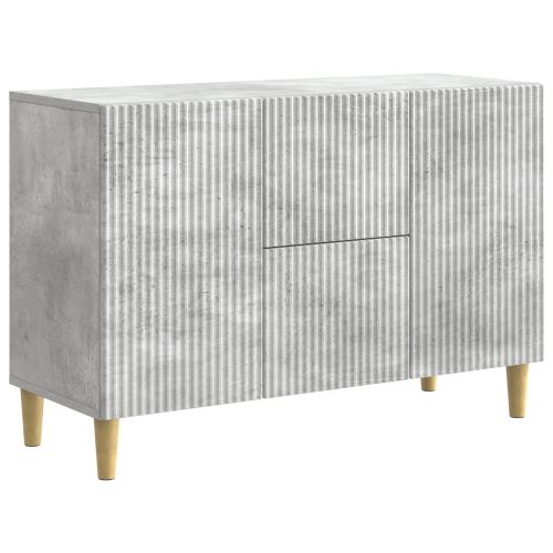 Служебен шкаф Бетонно сиво 89 x 34,5 x 60 см