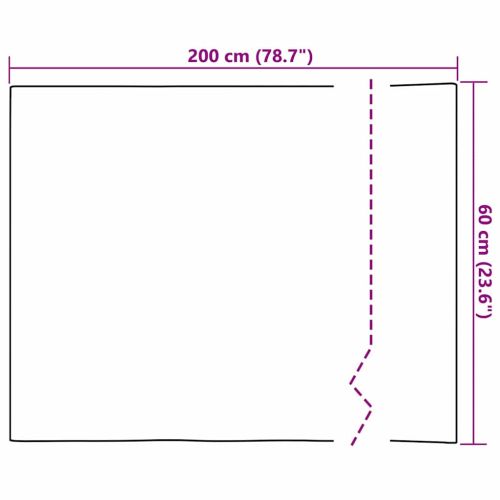 Самозалепващо огледално фолио 60 x 200 см 2 бр. Сребристо PET
