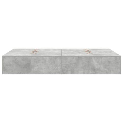 Легло с място за съхранение с врата Циментено сиво 120 x 200 cm