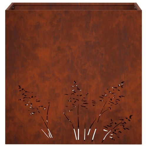 Градинска саксия Ръждясало 50 x 30 x 49 см Кортенова стомана