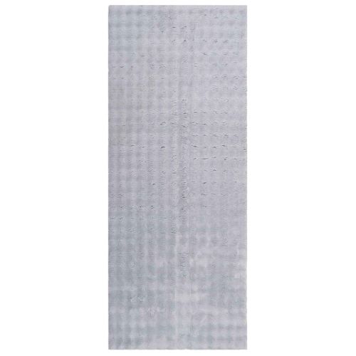 Килим за вътрешно помещение SIROLO Сиво 80 x 150 cm Полиестер
