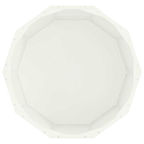 Кашпа Бяло 60 x 60 x 35 cm Стомана