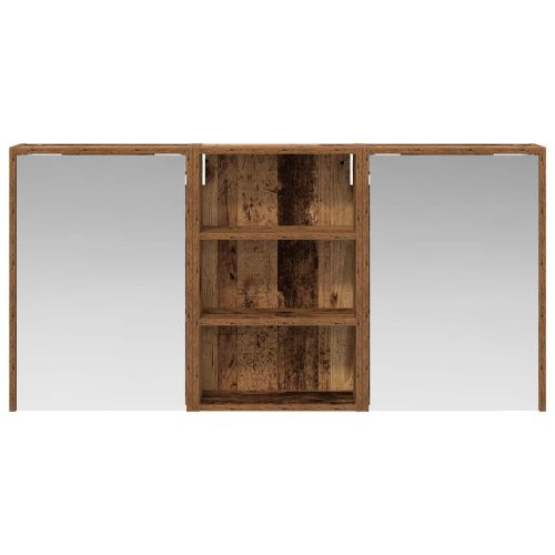 Комплект шкафове за баня 3 бр. 126 x 16 x 62.5 см