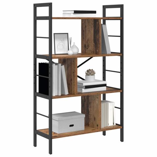 Рафт за книги 7 нива 75 x 30 x 123,5 см Инженерна дървесина