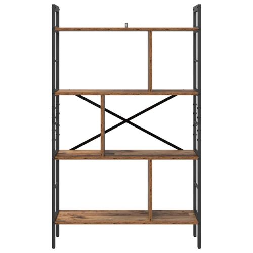 Рафт за книги 7 нива 75 x 30 x 123,5 см Инженерна дървесина