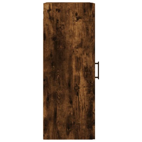 Стенен шкаф опушен дъб 34,5x34x90 см