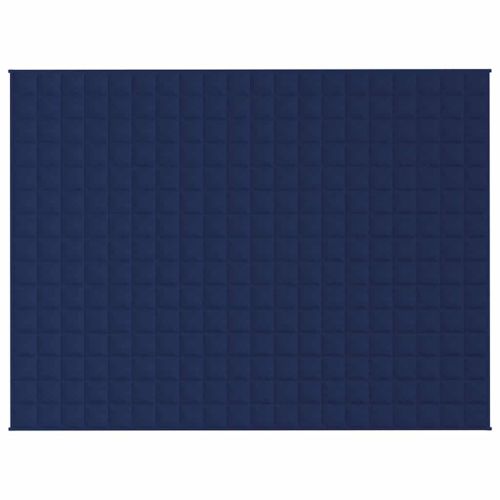 Утежнено одеяло синьо 150x200 см 11 кг плат