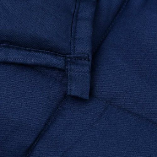 Утежнено одеяло синьо 150x200 см 11 кг плат