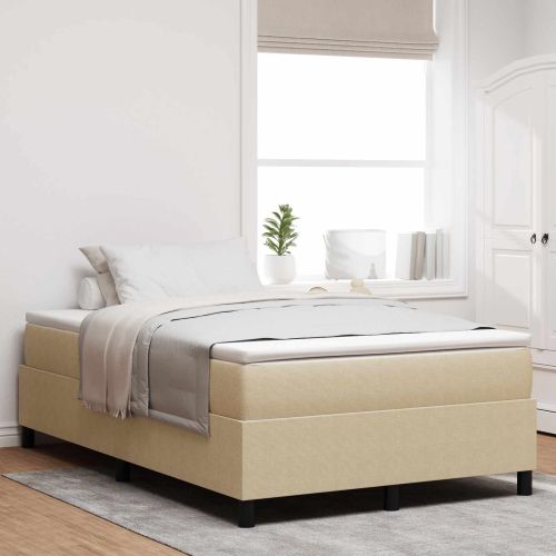 Платформено легло Сивозелен 120 x 190 cm Кордюрова тъкан