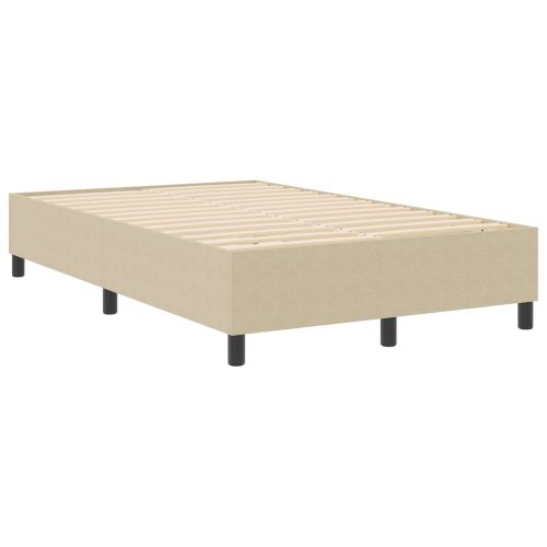Платформено легло Сивозелен 120 x 190 cm Кордюрова тъкан
