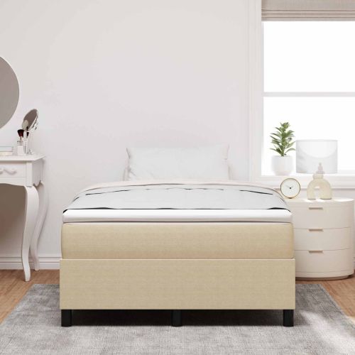 Платформено легло Сивозелен 120 x 190 cm Кордюрова тъкан