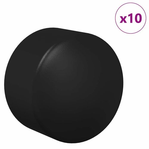 Капачки за маса за фоосбол 10 бр. Черно 1,5 x 1,5 x 1 см ПП