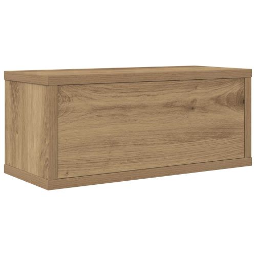 Рафтове за CDs 2 бр. Дъб артизан 40 x 17 x 17 см
