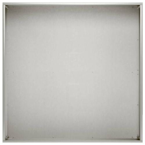 Градинска саксия 2 бр. Сребристо 60 x 60 x 20 см