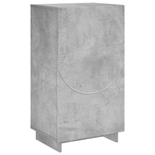 Шкаф за обувки 48 x 38 x 87,5 см Инженерно дърво Бетонно сиво
