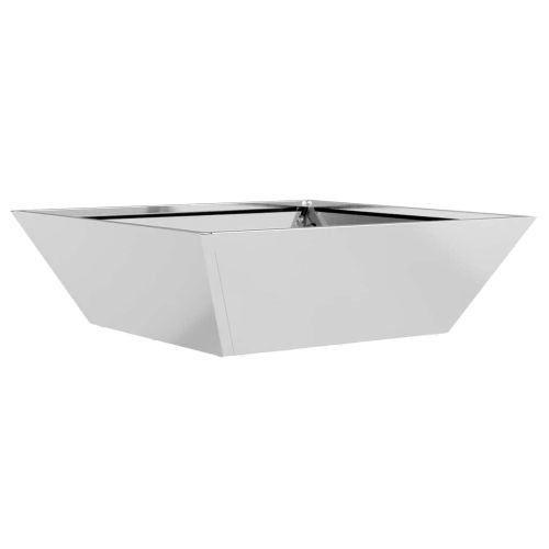 Градинска саксия 5 бр. Сребристо 50 x 50 x 15 см