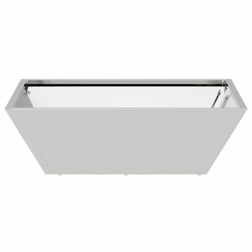 Градинска саксия 5 бр. Сребристо 50 x 50 x 15 см