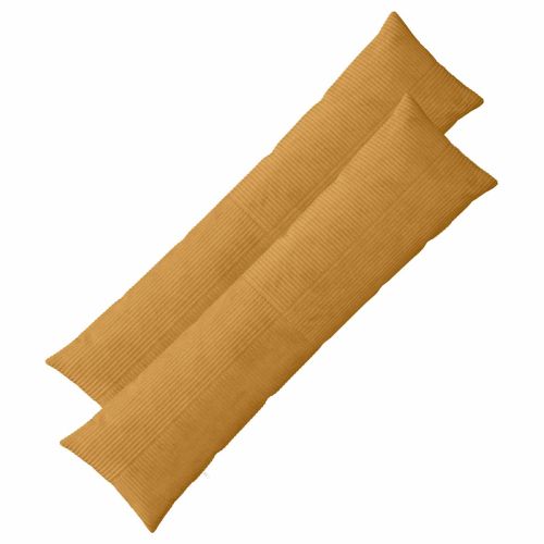 Калъфка за възглавница 2 pcs ALMELO Жълто 40 x 145 см кордурой
