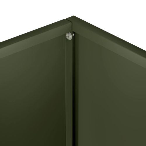 Градинска саксия 2 бр. Маслиненозелено 40 x 20 x 40 см