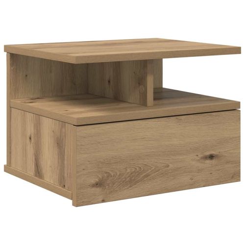 Плаваща нощно шкафче Дъб 40 x 31 x 28 см Инженерна дървесина