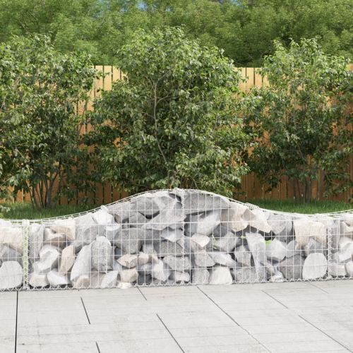 Габионни кошници арка 11 бр 200x30x40/60 см поцинковано желязо