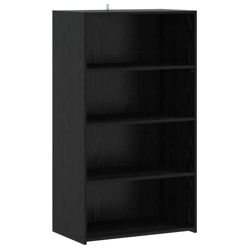 Висок шкаф Черен дъб 70 x 41 x 124 см Инженерна дървесина