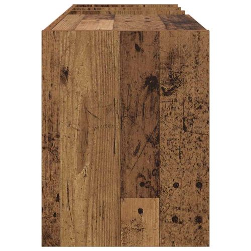 Шкаф за грамофонни плочи Старо дърво 78.5 x 35 x 45 см
