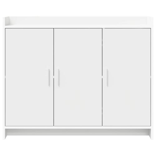 Служебен шкаф Бяло 98,5 x 33 x 80 см Инженерна дървесина
