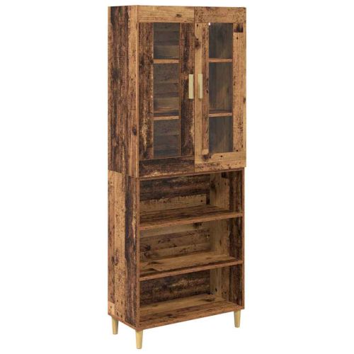 Висок шкаф Старо дърво 69,5 x 34 x 180 см