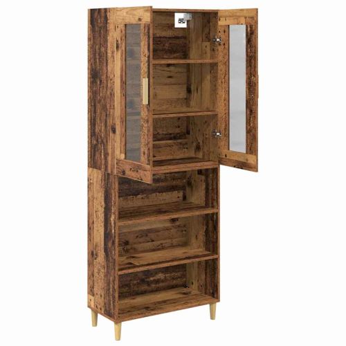 Висок шкаф Старо дърво 69,5 x 34 x 180 см